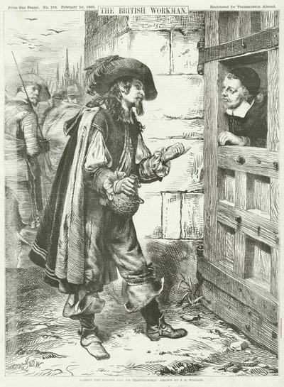 Parley the Porter og Mr Flatterwell (gravering) af James Dawson Watson