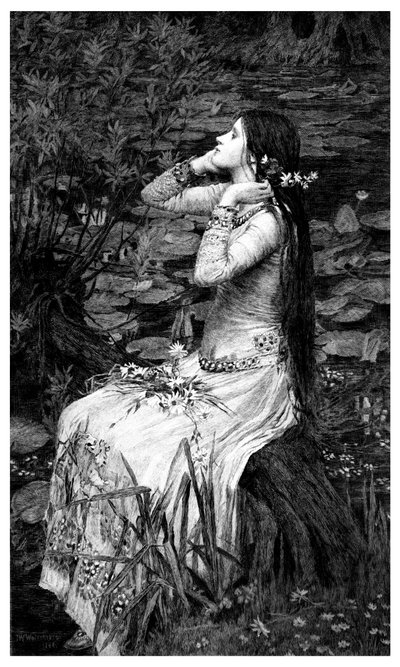 Ophelia, 1895. af James Dobie