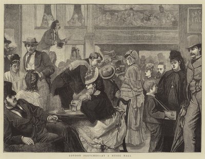 London Sketches, i en Music Hall af James Dromgole Linton