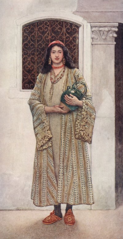 Shakespeares Købmanden i Venedig: Jessica (farvelitografi) af James Dromgole Linton