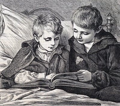 illustration, der forestiller brødre af James Dromgole Linton
