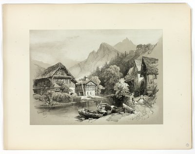 Brunnen, fra Picturesque Selections af James Duffield Harding