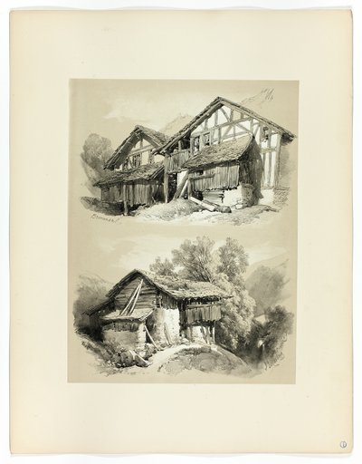 Brunnen, fra Picturesque Selections af James Duffield Harding