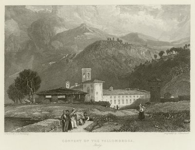 Klosteret i Vallombrosa af James Duffield Harding