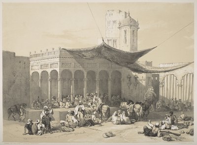 Punjabi: Sikh-soldater modtager deres løn på Royal Durbar, Lahore af James Duffield Harding