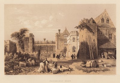 Penshurst, Kent (akvatint) af James Duffield Harding