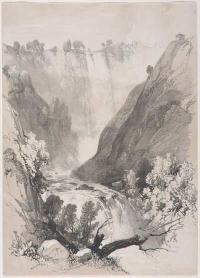 Skitser i ind- og udland: Falls of Terni af James Duffield Harding