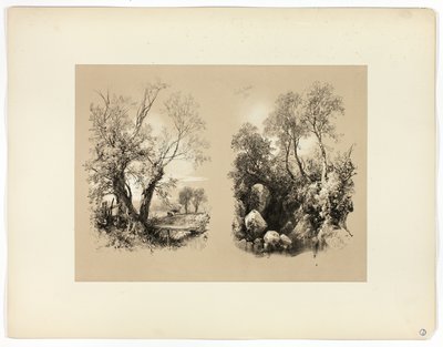 South Brent, fra Picturesque Selections af James Duffield Harding