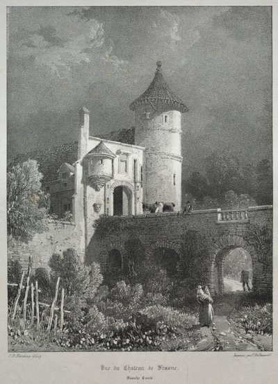 Maleriske og romantiske rejser i det gamle Frankrig. Franche-Comte..., 1825. af James Duffield Harding