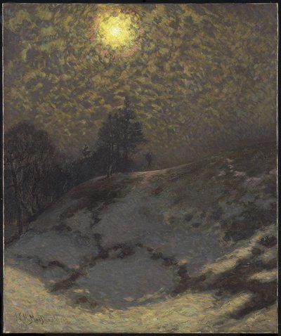 Tidlig aften, vinter, 1912 af James Edward Hervey Macdonald