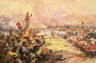 Massakren ved Ulundi af James Edwin McConnell