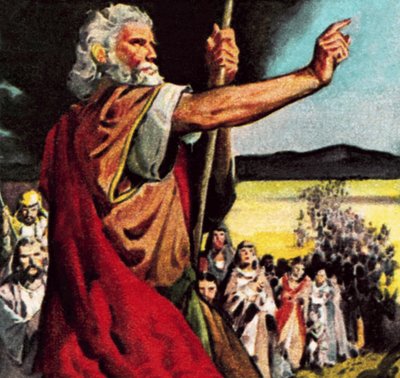 Moses i ørkenen af James Edwin McConnell