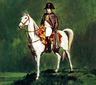 Napoleon på sin yndlingsrytter, 