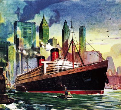 RMS Dronning Elizabeth af James Edwin McConnell