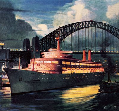 SS Canberra af James Edwin McConnell
