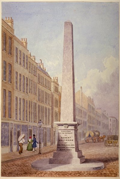 Monument ved krydset mellem Farringdon Street og Fleet Street, City of London, 1833 af James Elmes
