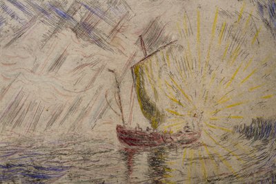 Kristus stilner stormen af James Ensor