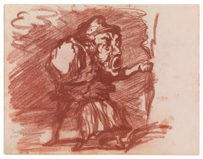 Kopie nach Daumier af James Ensor