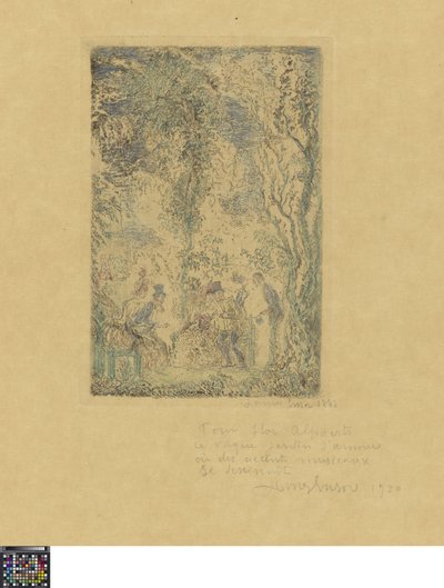 Der Liebesgarten af James Ensor