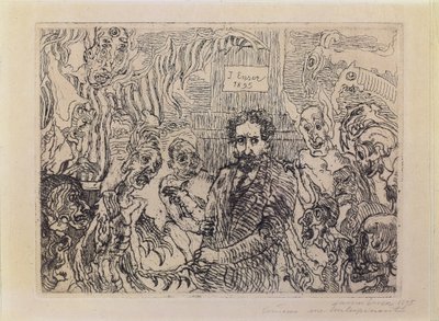 Dæmoner driller mig af James Ensor