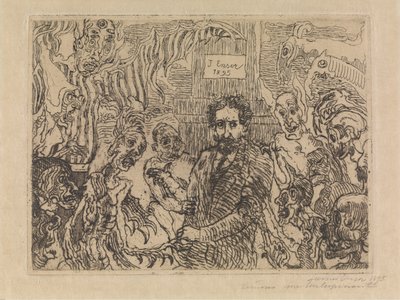 Dæmoner, der driller mig af James Ensor