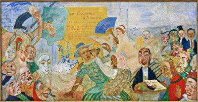 Den afrevne maske af James Sidney Ensor