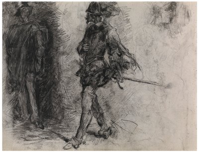 Don Quijote (indeholder på papir) af James Ensor