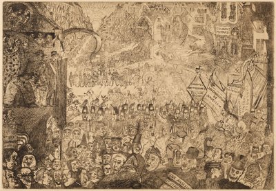 Kristi indtog i Bruxelles af James Ensor