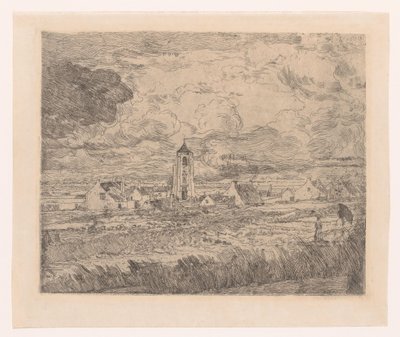 Udsigt over Mariakerke Grande vue de Mariakerke af James Ensor