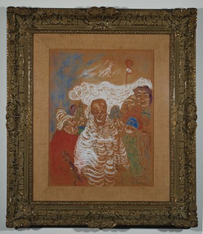 Die Masken und der Tod af James Ensor