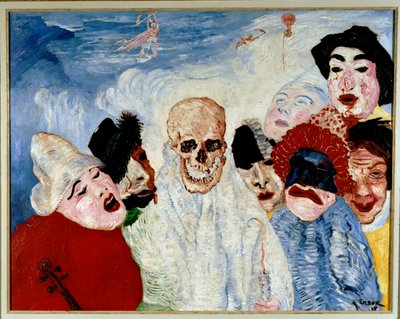 Masker og død Masker og død, 1897. af James Ensor