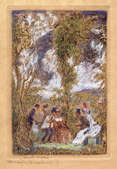 Minnetuin af James Ensor