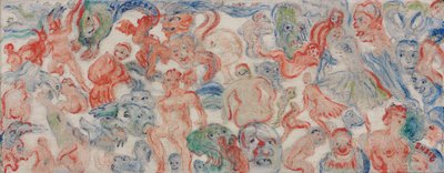 Monstre sammenflettet usyet, sammenflettet (A) af James Ensor