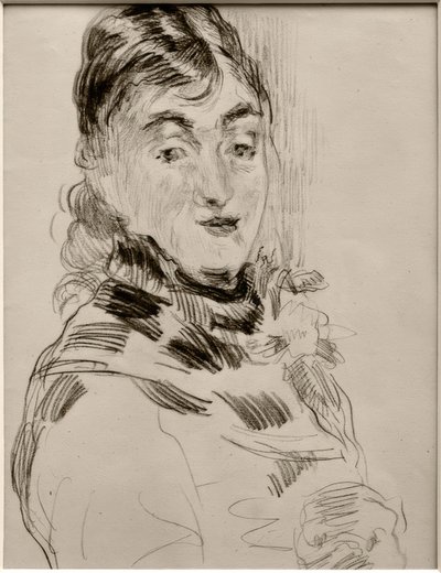 Méry Laurent med en mops af James Sidney Ensor