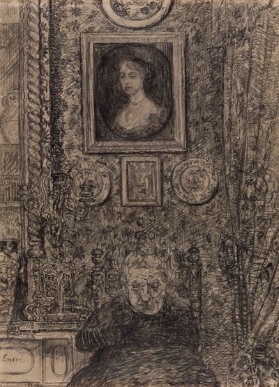 Portræt af min tante af James Ensor