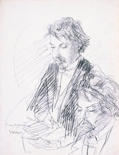 Portræt af kunstneren Henry de Groux af James Ensor
