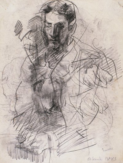 Portræt af kunstneren Willy Finch af James Ensor