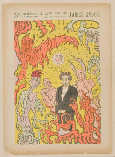 Salon des Cent. Dezember 1898 af James Ensor