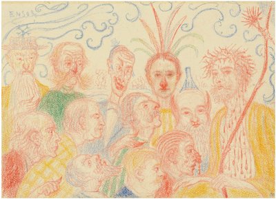 Scènes de la Vie du Christ Scener fra Kristi liv, 1910-1915. af James Ensor