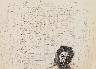 Selvportræt af James Ensor