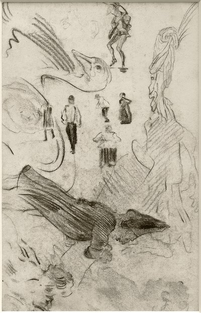 Silhuetter og groteske figurer af James Sidney Ensor