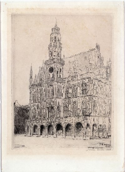 Rådhuset i Oudenaarde af James Ensor