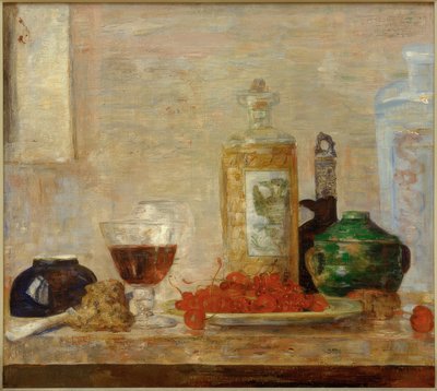 Stilleben med kirsebær af James Sidney Ensor