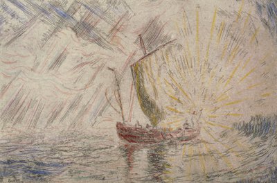 Kristus, der dæmper stormen af James Ensor