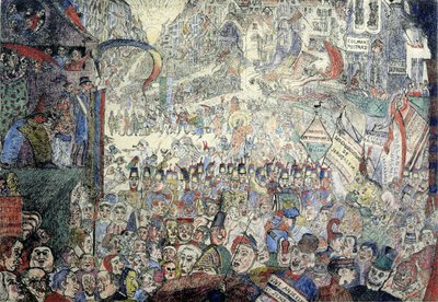 Kristi indtog i Bruxelles af James Ensor