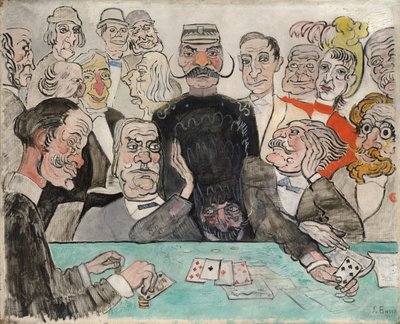 Gamblers; Spillerne af James Ensor