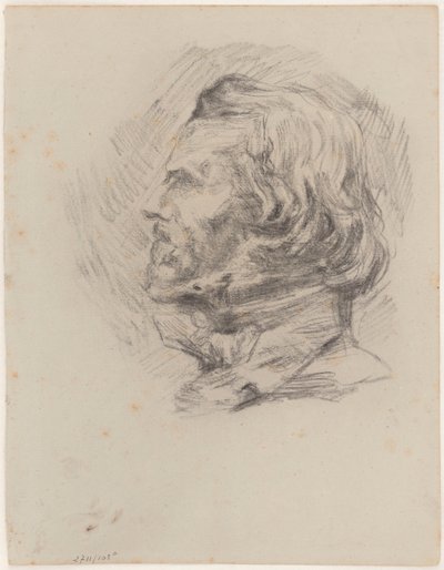 Maleren Eugène Delacroix af James Ensor