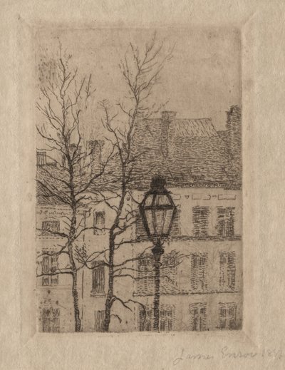 Gadelampen af James Ensor