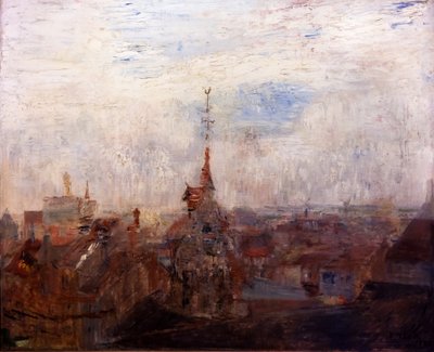 Tagene i Oostende af James Ensor