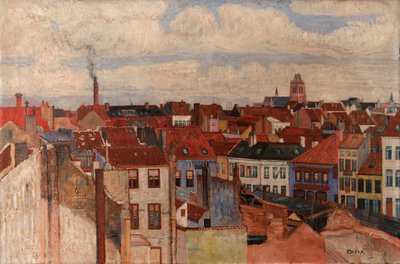 Tagene i Oostende af James Ensor